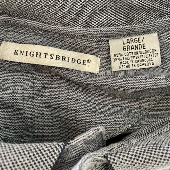 Knightsbridge Large Gray Polo Shirt - Picture 6 of 8